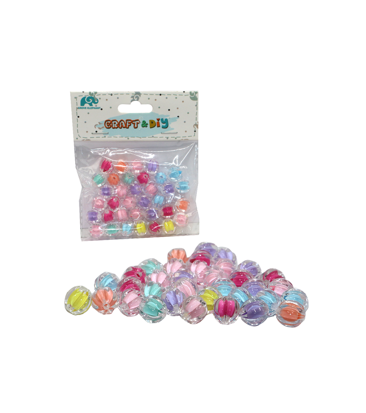 craft & diy beads 15pc pack