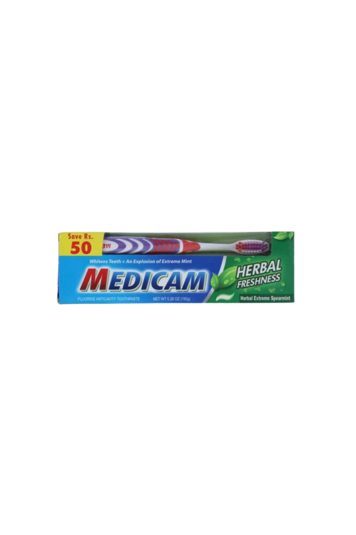 medicam tooth paste herbal 150g