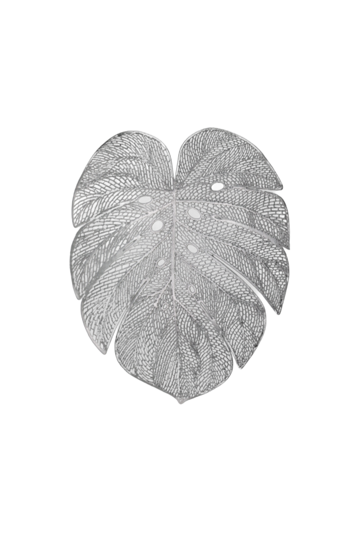 table mat leaf golden 1pc