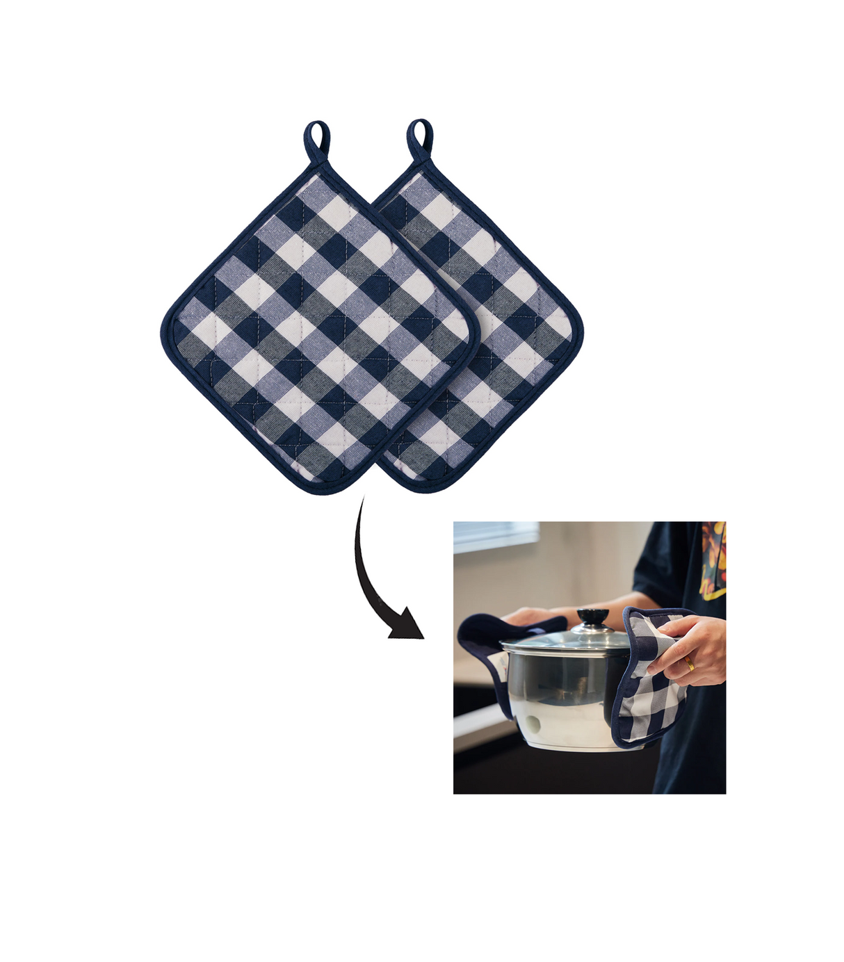 cooking pot holder 2pc classic