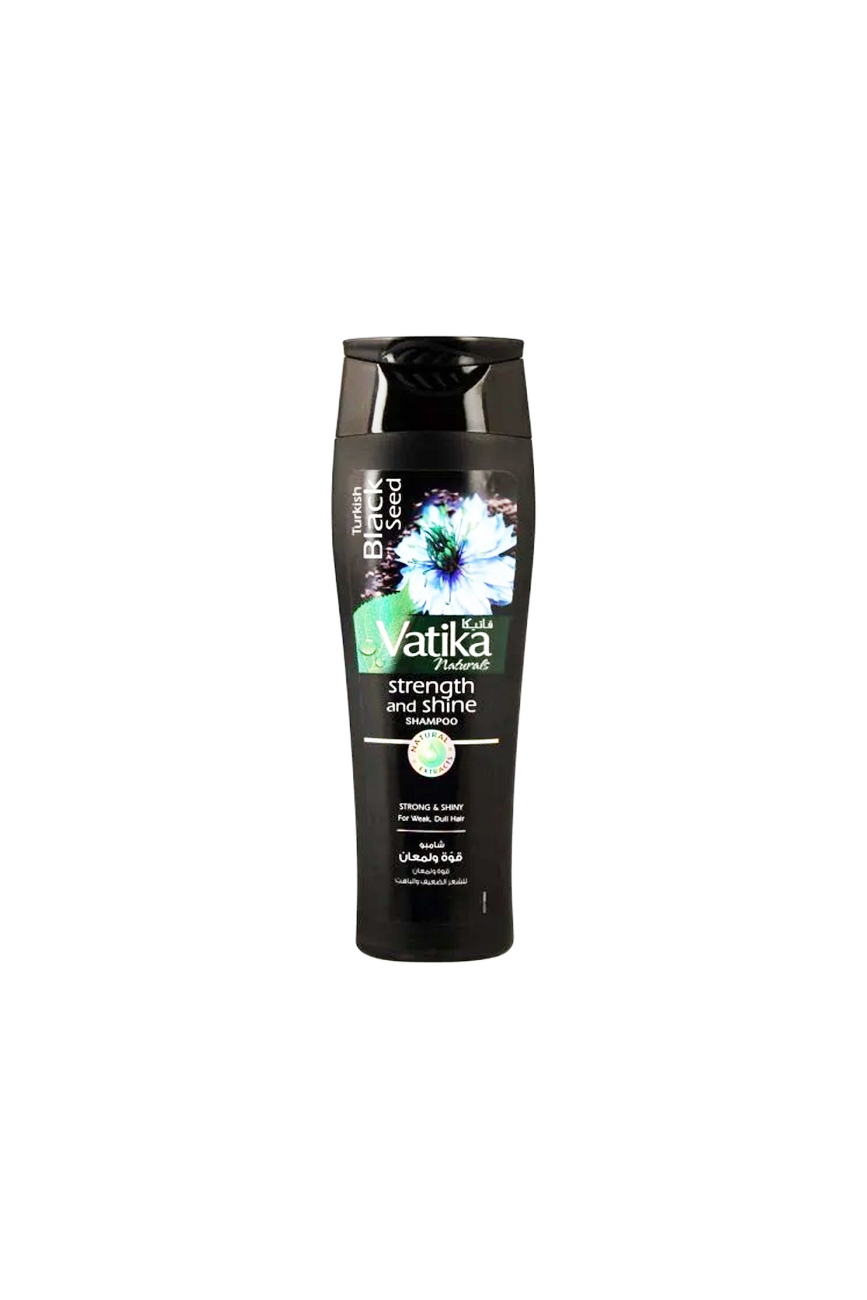 vatika shampoo black seed strength & shine 185ml