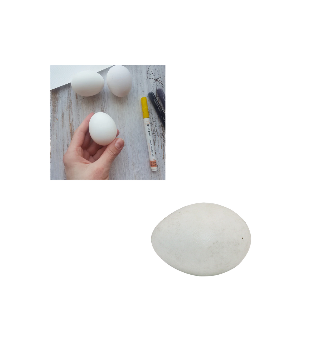 painting egg 1pc white easter egg painting