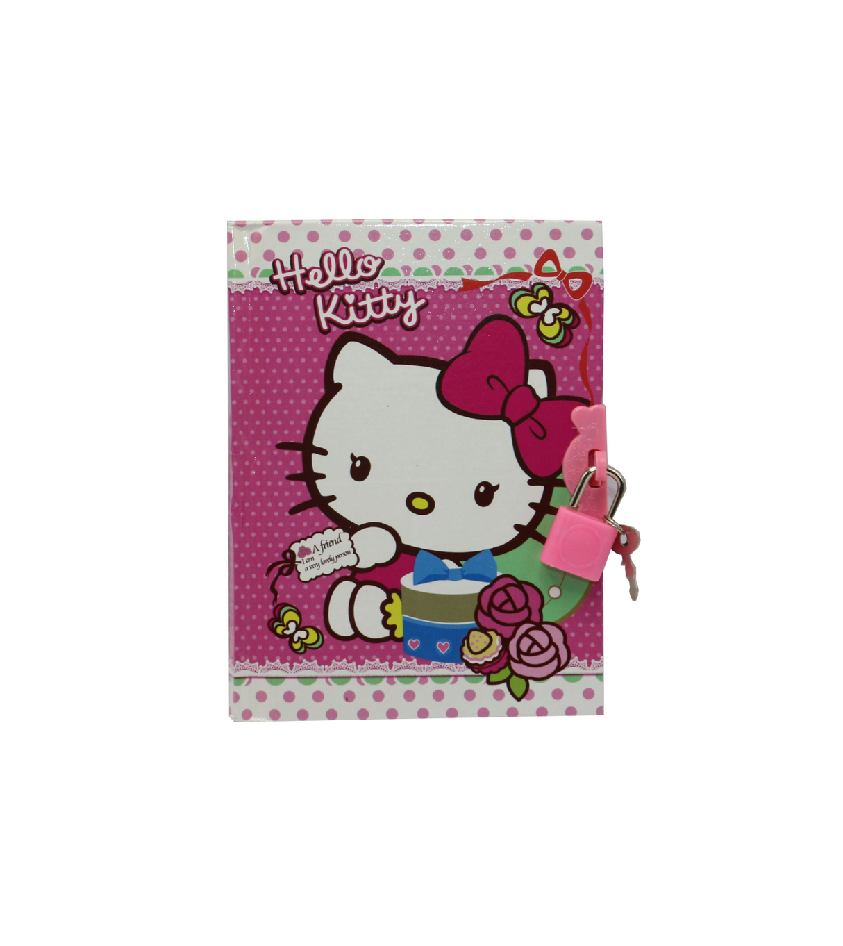 lock diary hello kitty 64k small