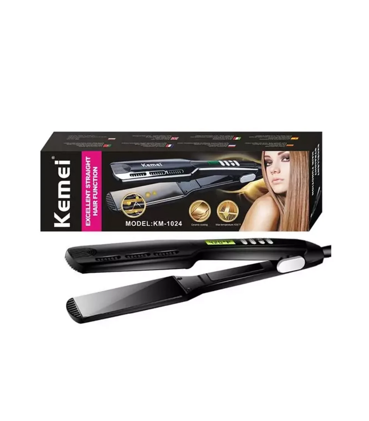 kemei straightener km-1024