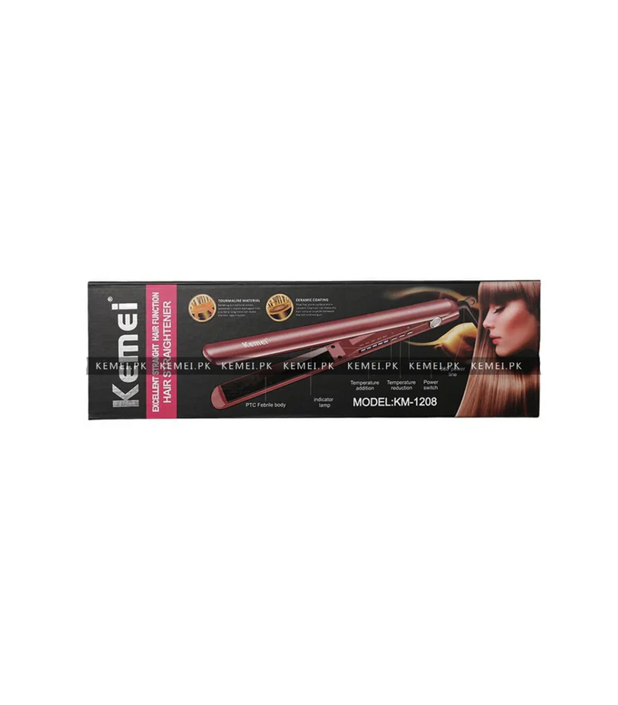 kemei hair straightner 1208