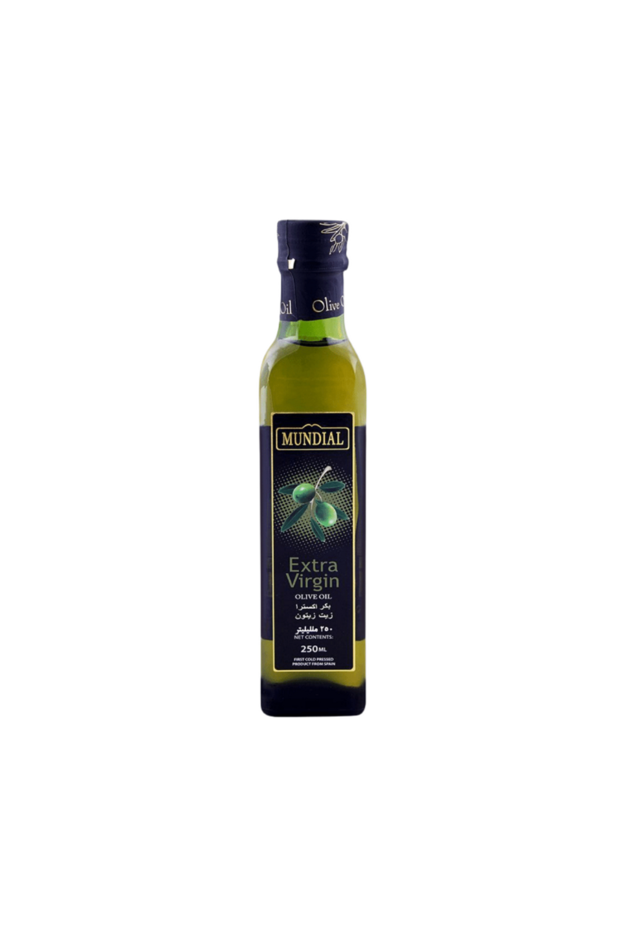 mundial olive oil extra virgin 250ml bottle