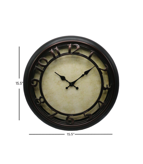 antique wall clock 15.5'' china h0213