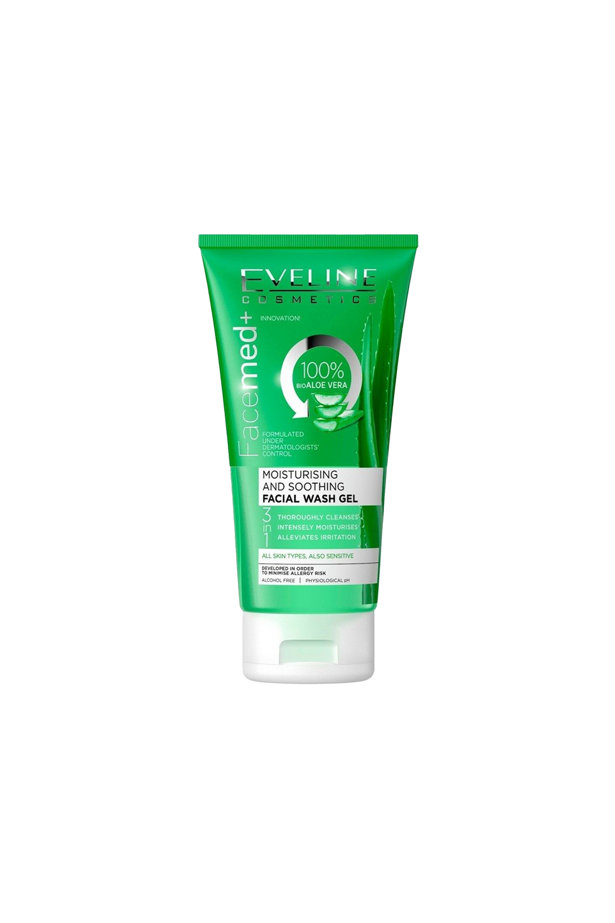 eveline face wash face med aloe vera 3in1 150ml