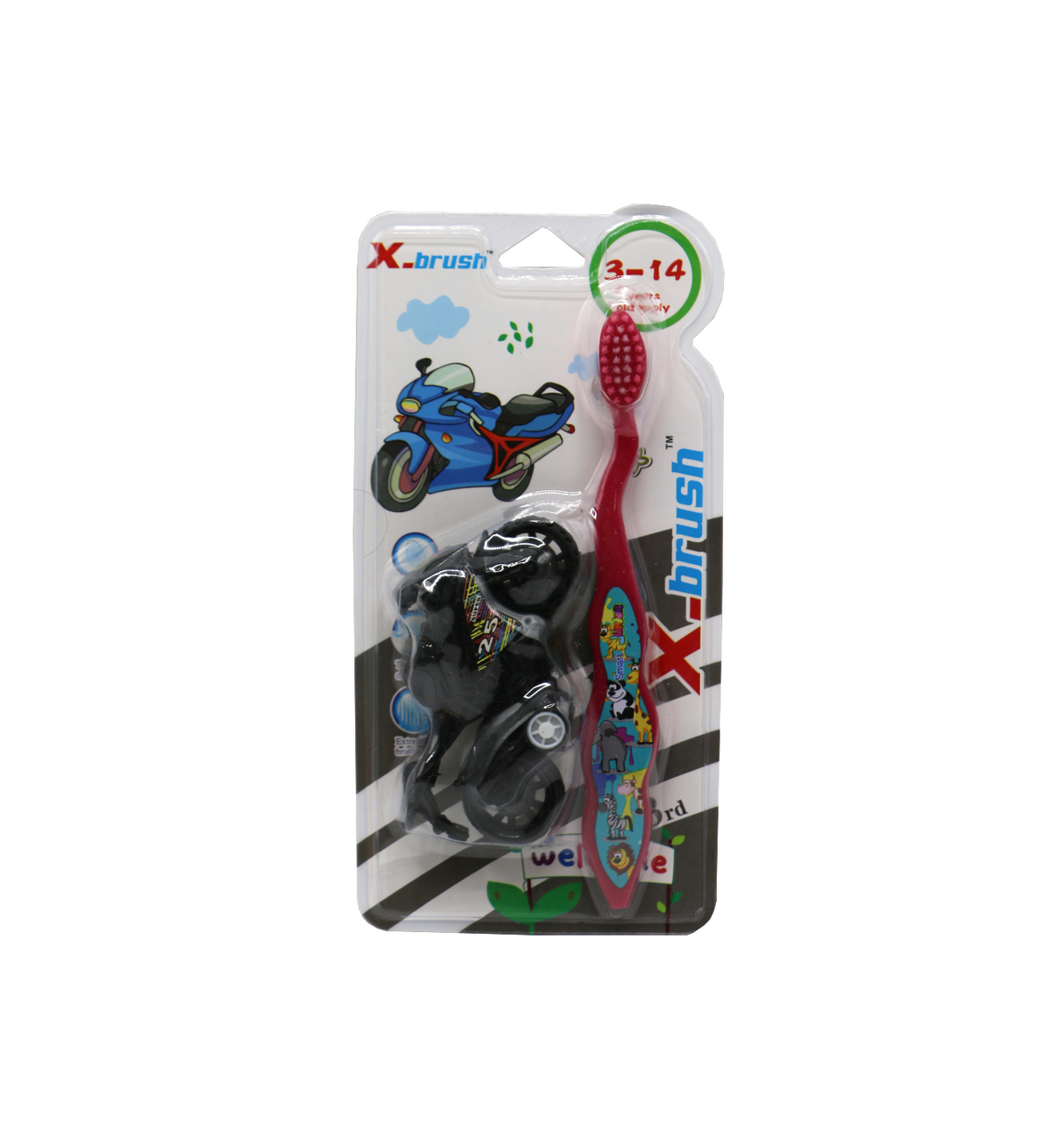 x brush tooth brush bike x8339