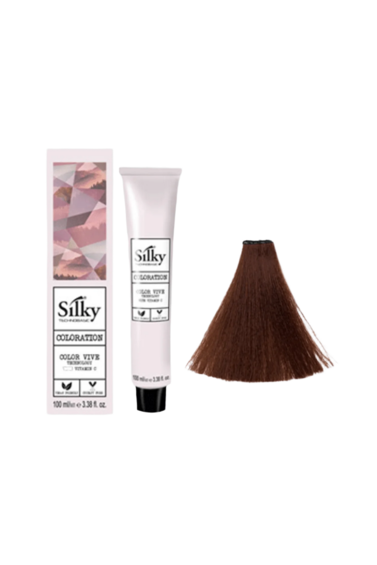 silky hair color 7.35 100ml