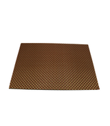 pvc table mat 1pc 45x12cm copper & green shade china d803