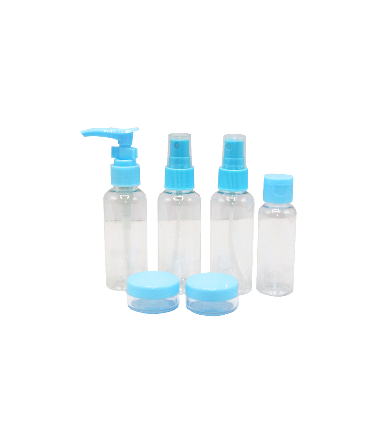 mini travel bottle with mini container 6pc set china 13202