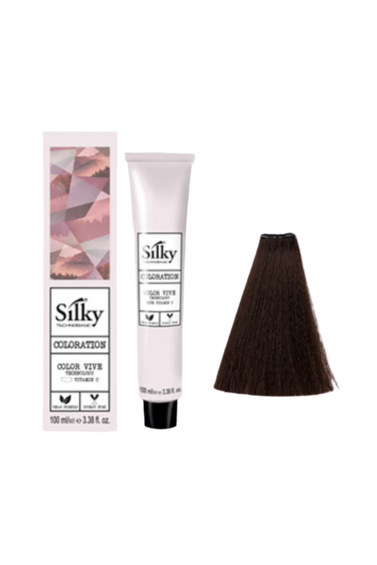 silky hair color 5.35 100ml