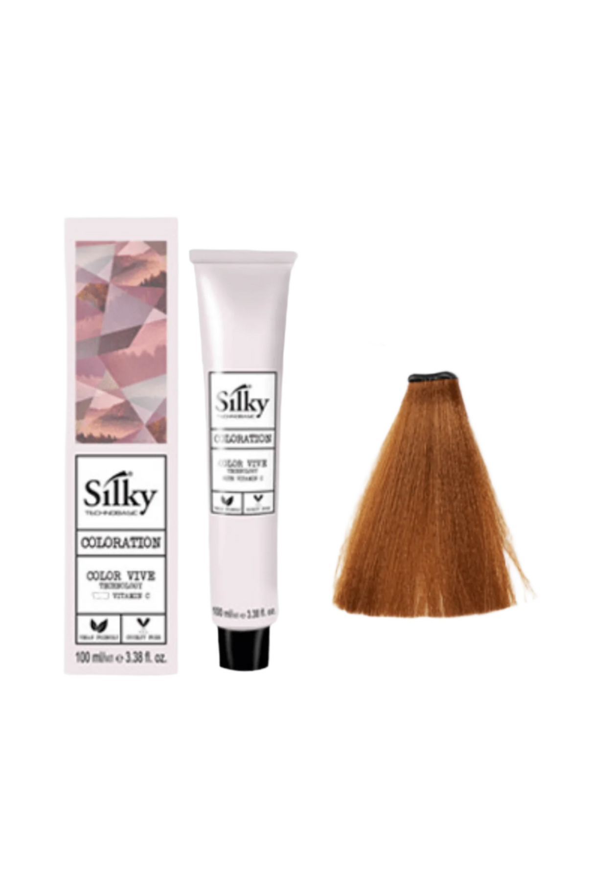 silky hair color 8.34 100ml