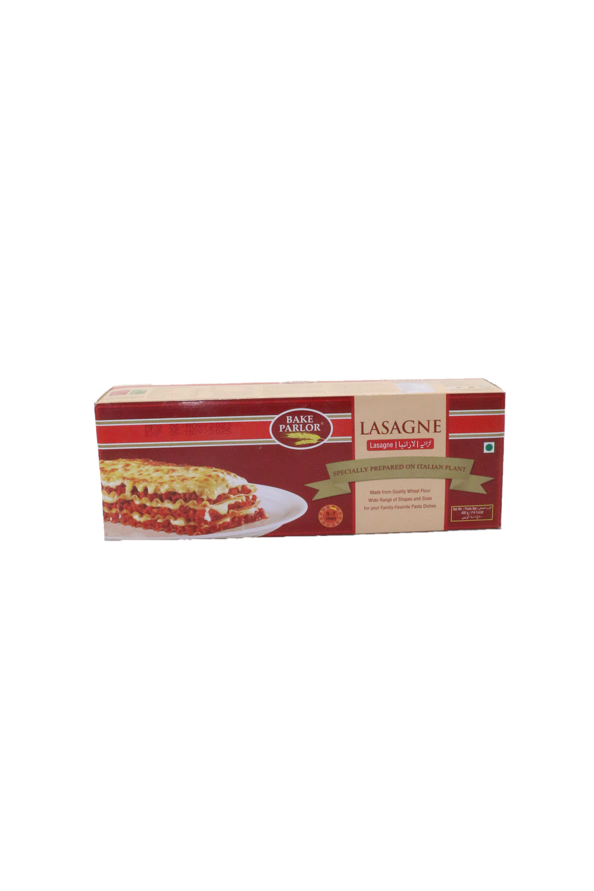 bake parlor lasagne 400g