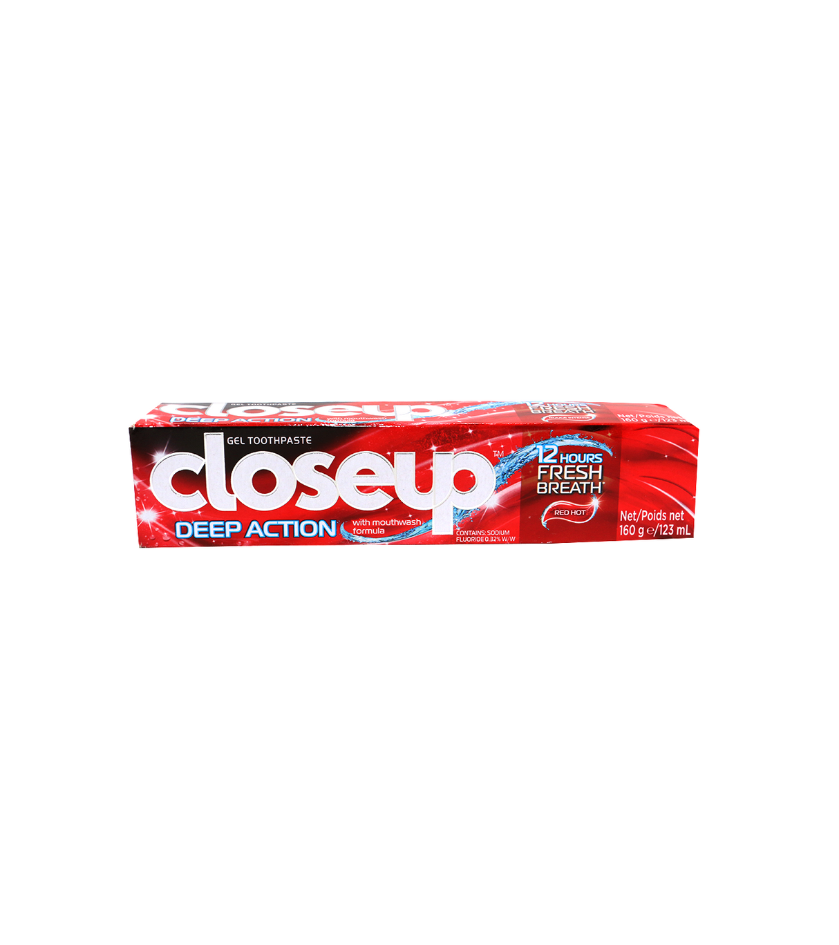 close up tooth paste deep action red hot 160g vietnam