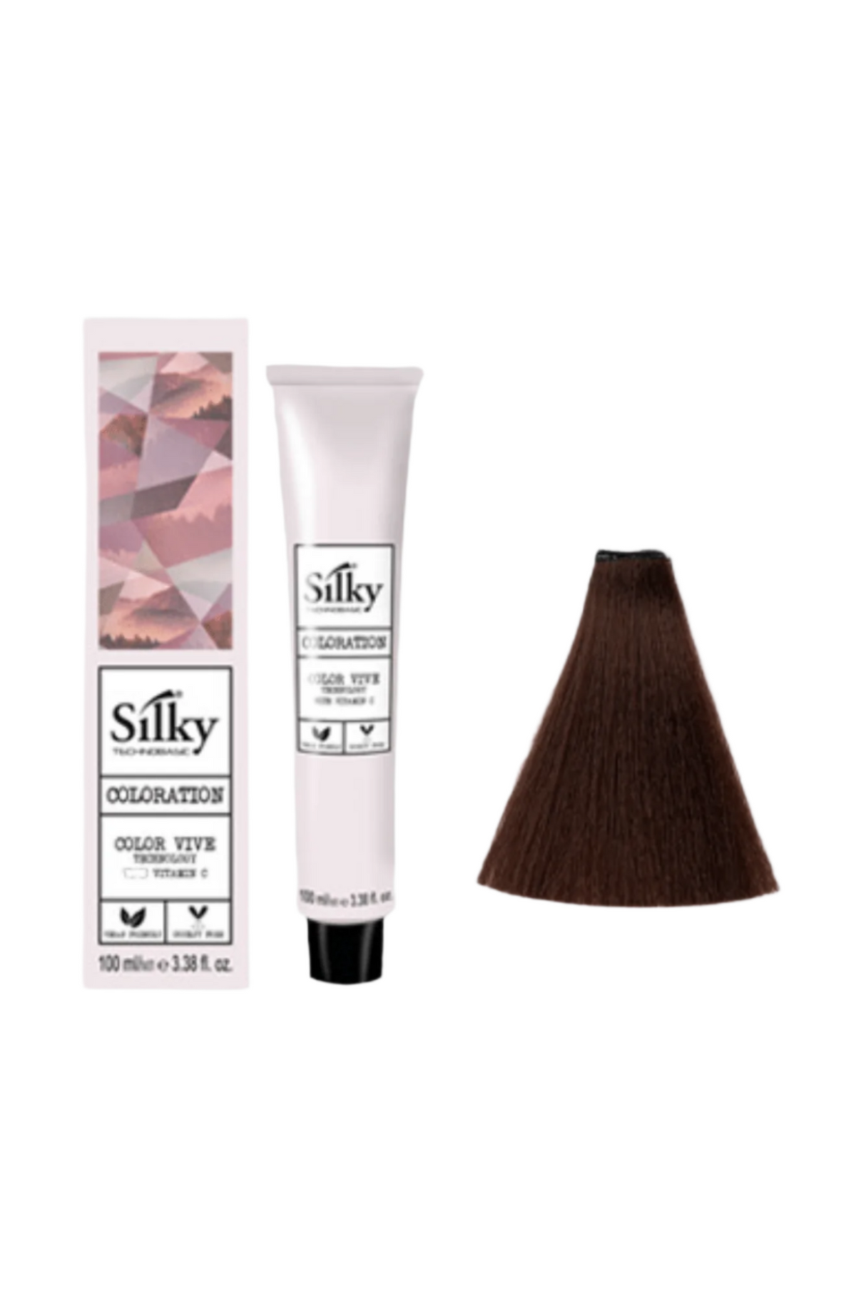 silky hair color 6.35 100ml