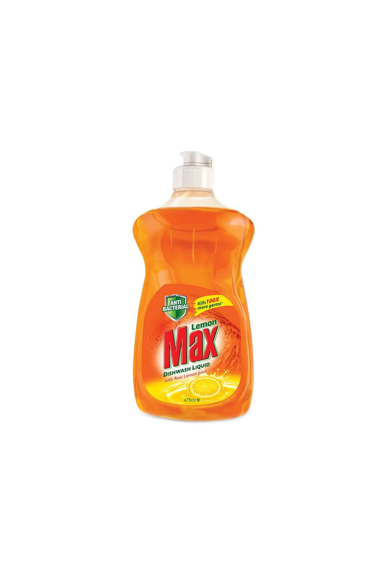 lemon max dishwash anti bacterial liquid 475ml