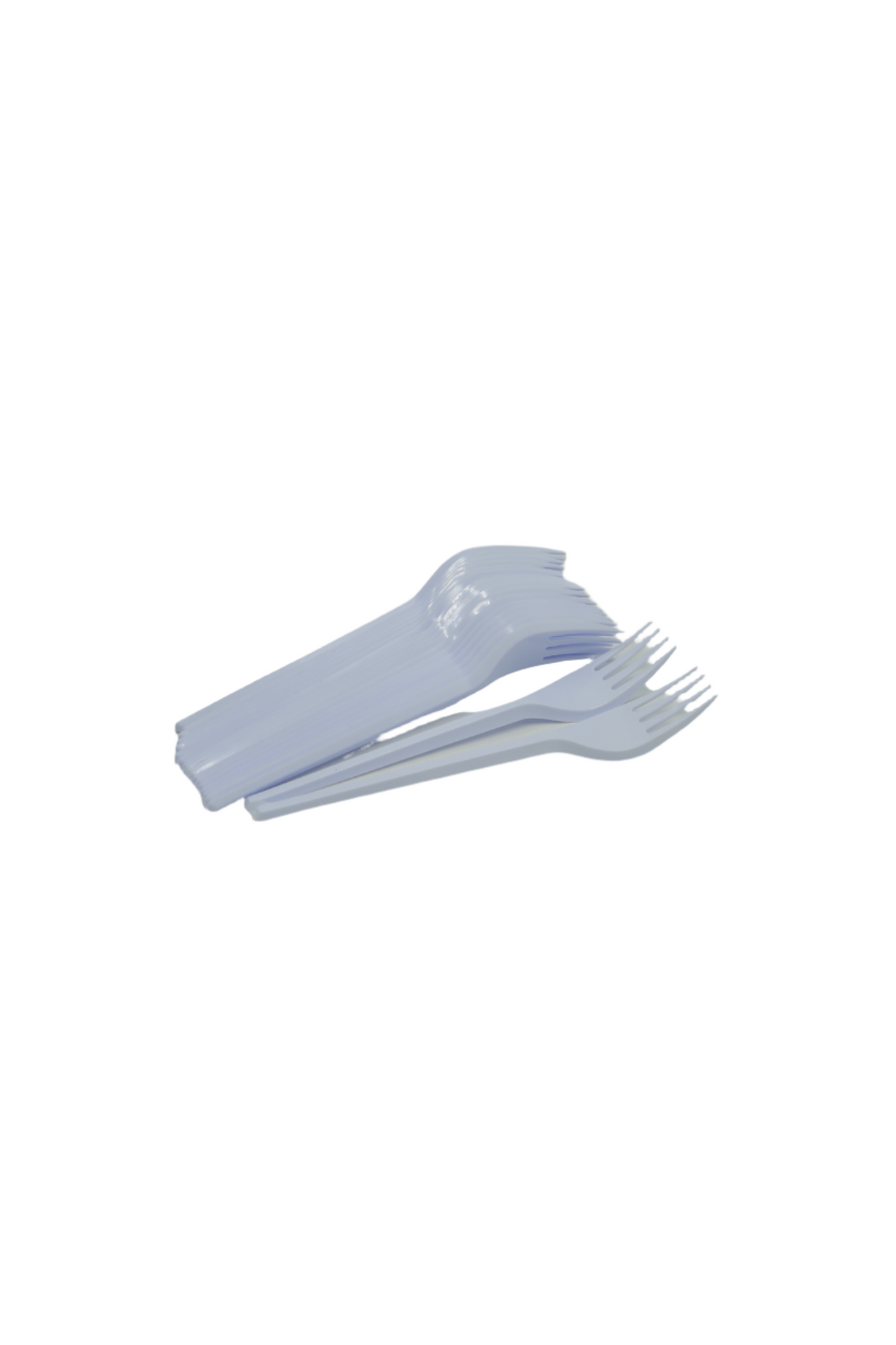 disposable fork white stack 20p sp 156