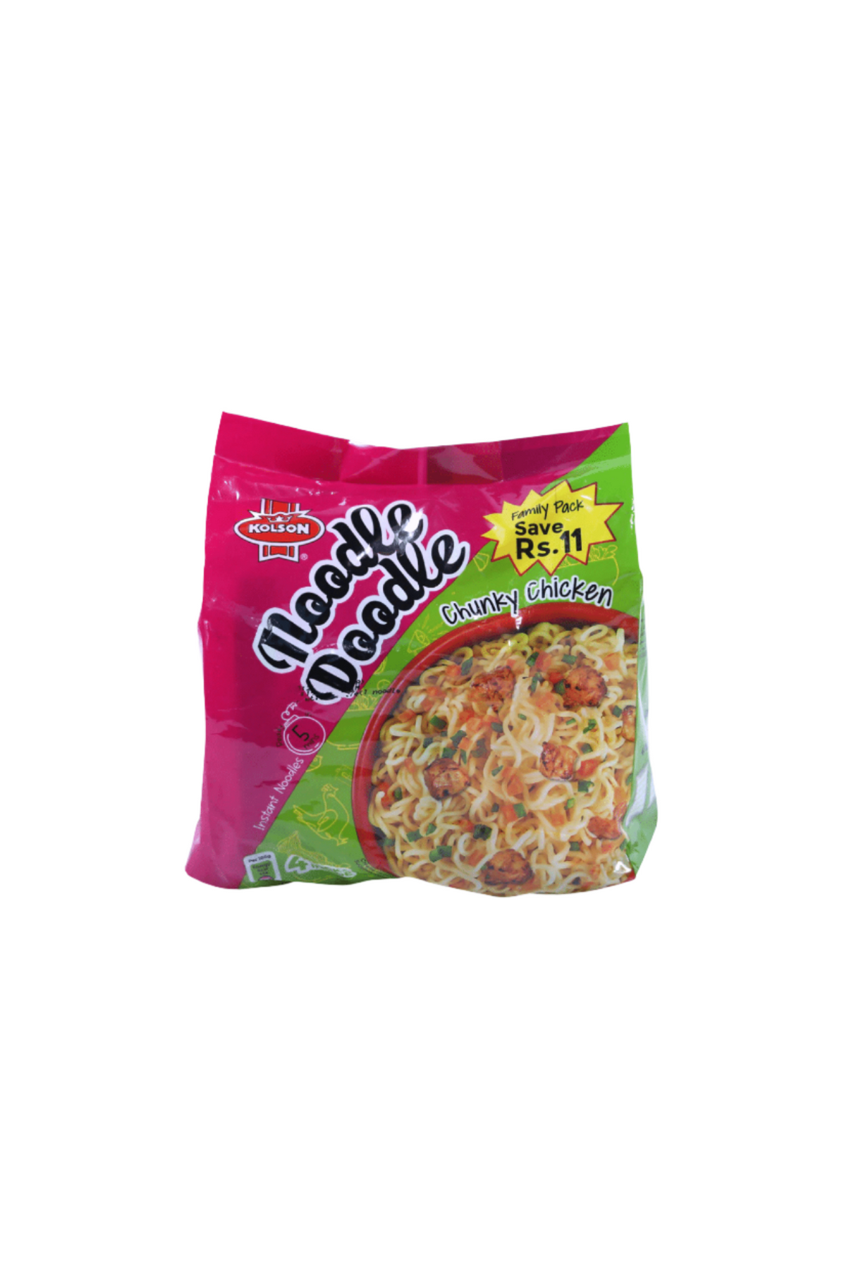 kolson noodle chunky chicken 4p 65g