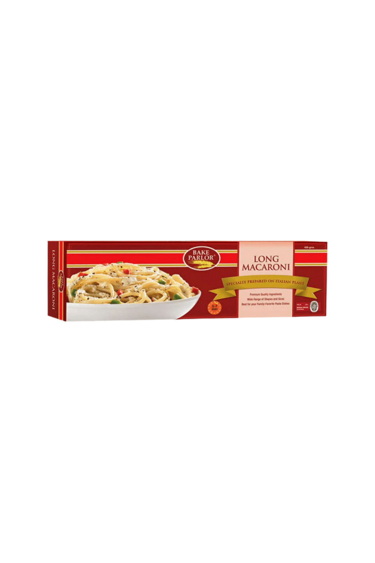 bake parlor long macaroni 450g