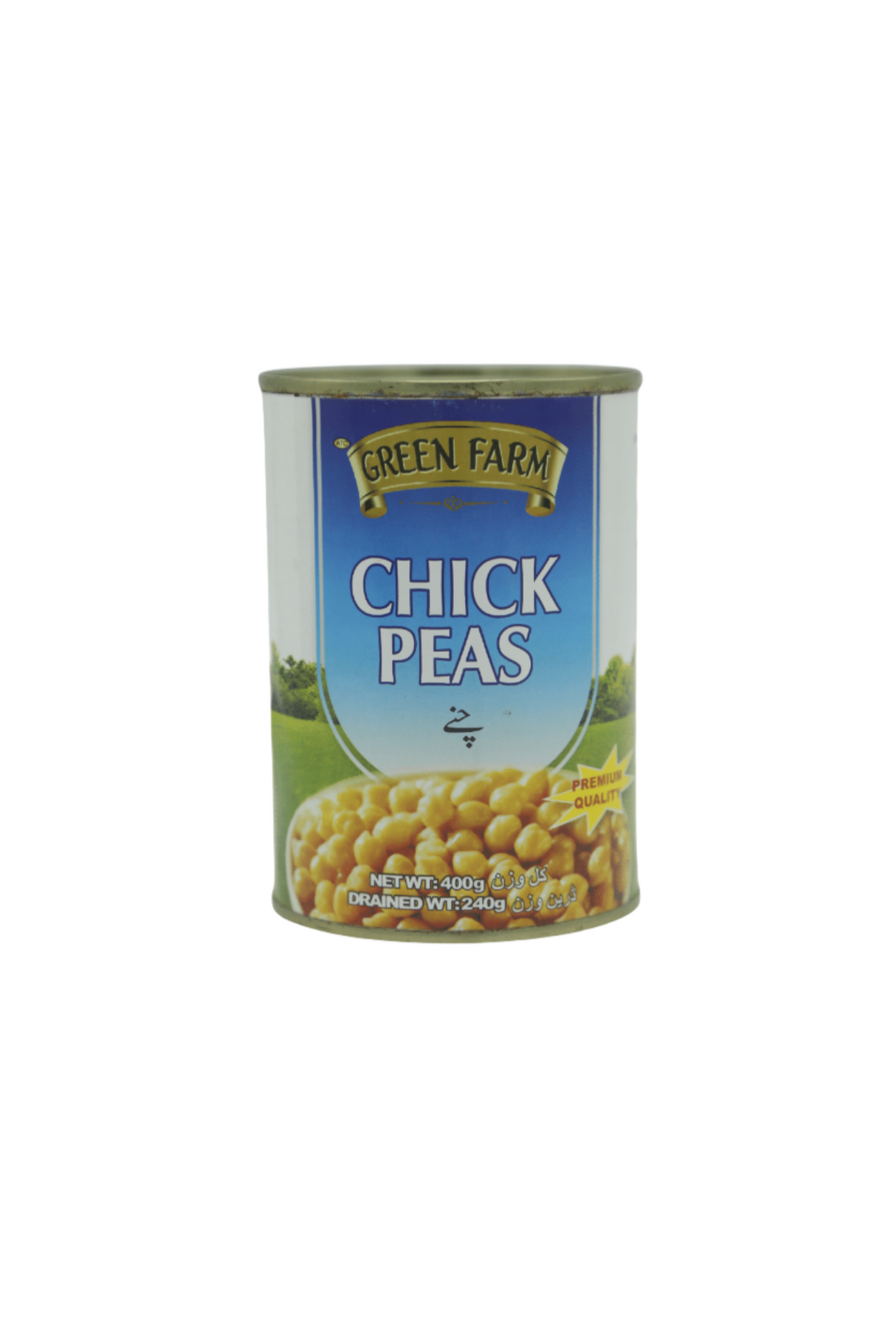 green farm chick peas 400g