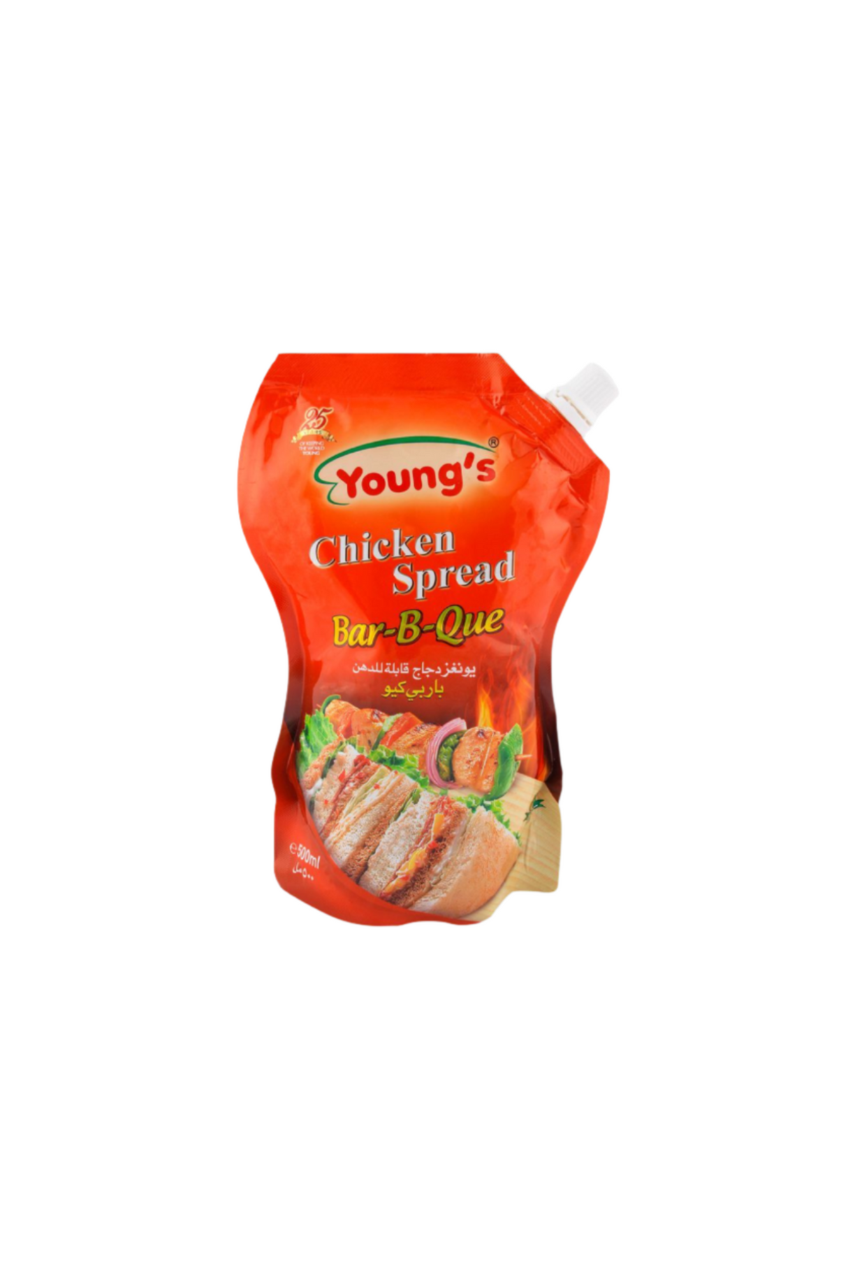 youngs chicken spread bbq 500ml