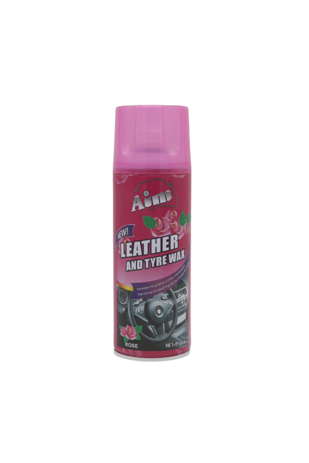 aim leather rose wax spray 450ml