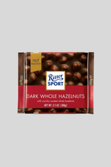 ritter sport chocolate dark whole hazelnuts 100g